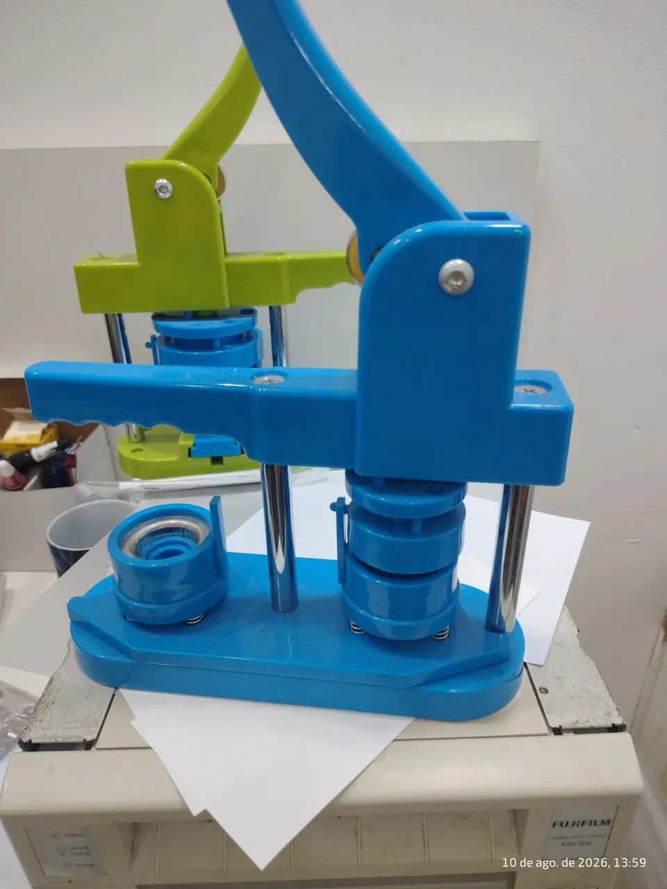 Máquina de botons redondo 3x3