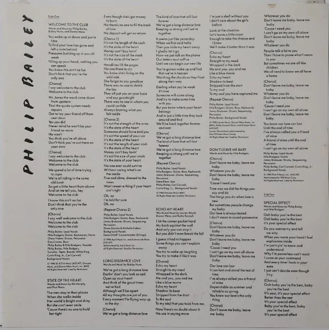 Lp - Philip Bailey - Inside Out - 1986 - Foto 5