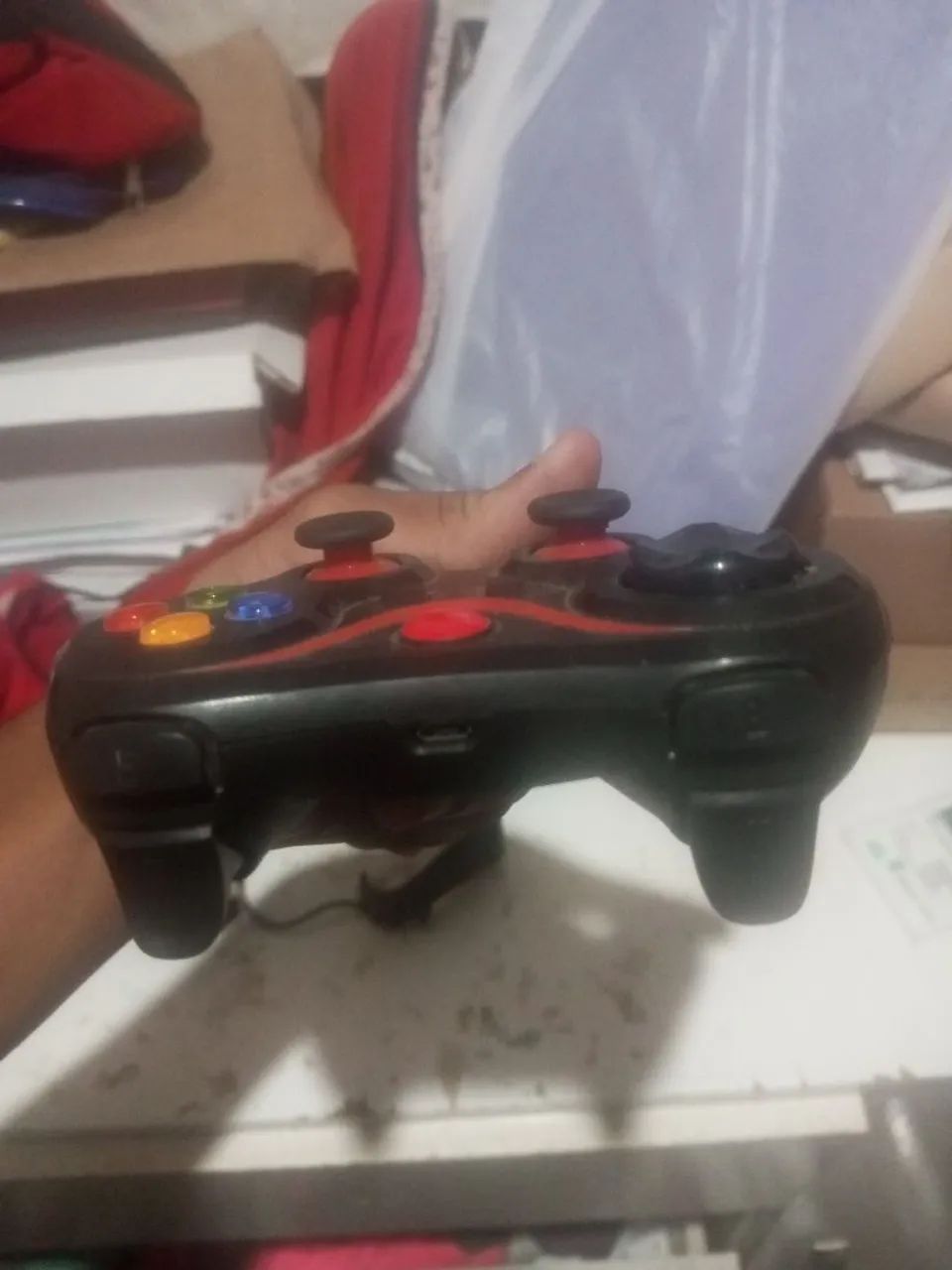 Gamepad Bluetooth X3 Controle Celular PS2 COD GTA - Perfeito - Foto 2