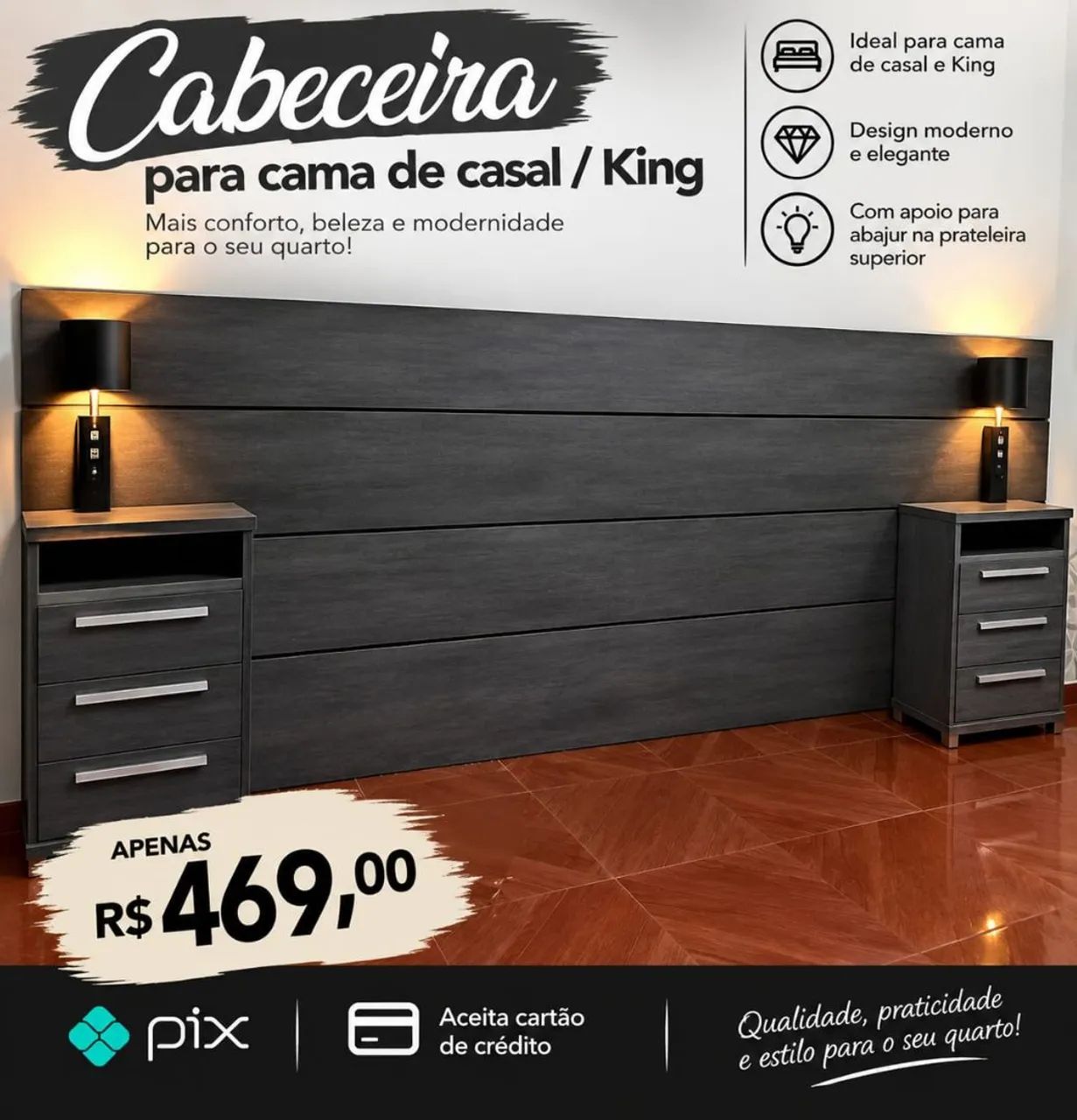Cabeceira de cama 