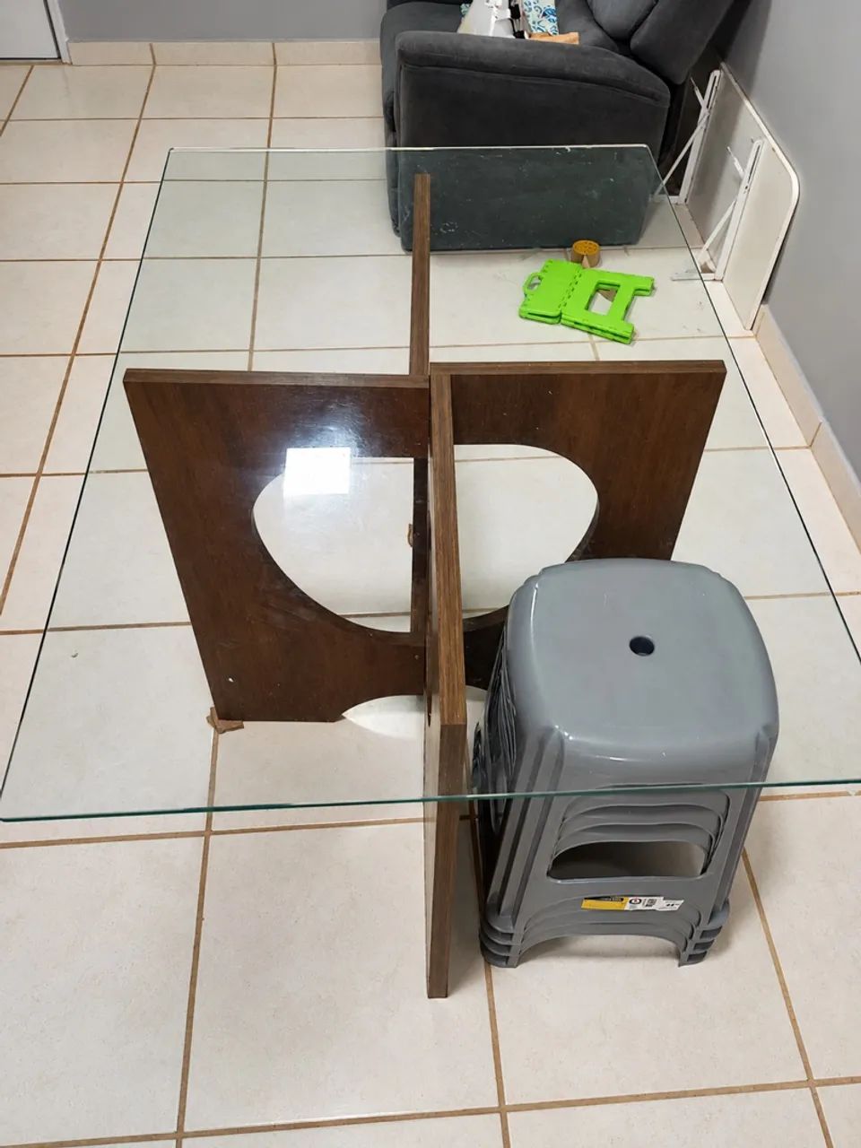 Mesa de vidro 