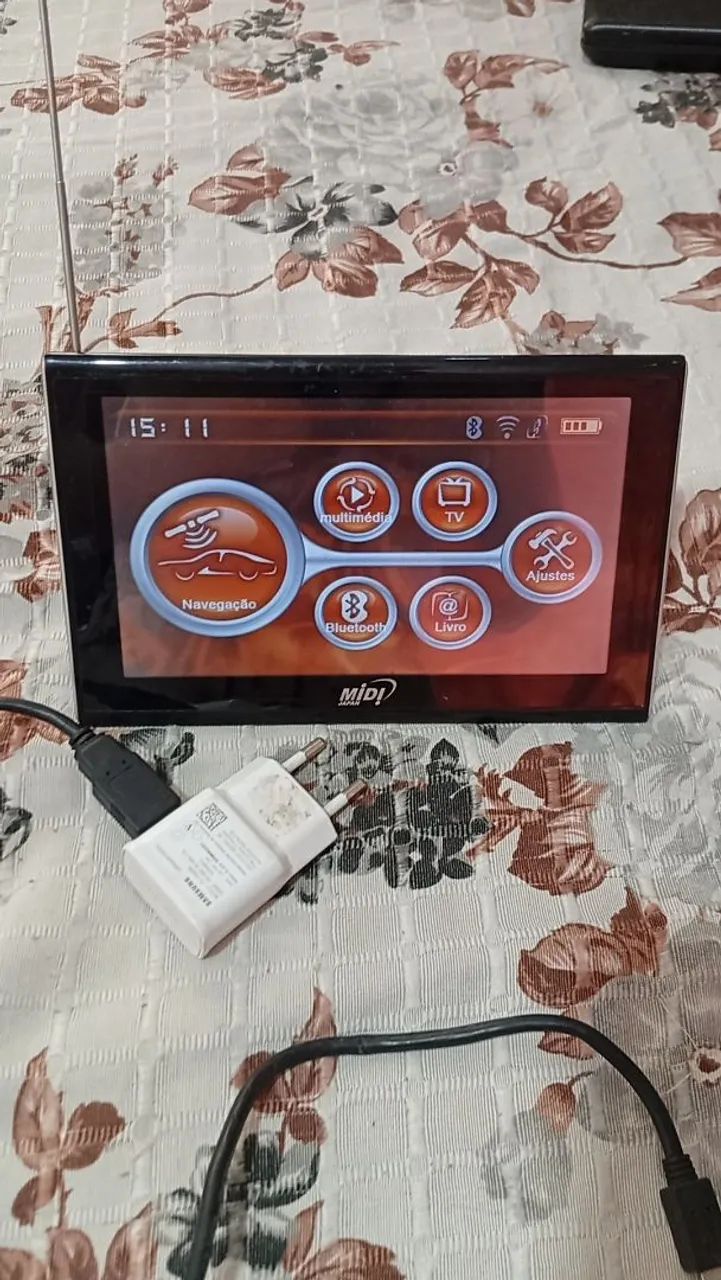 GPS com tv digital 7 polegadas bateria boa e carregando  - Foto 4