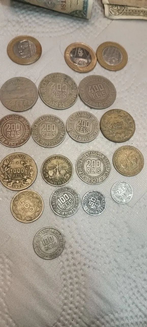 Moedas é cédula antiga  - Foto 3