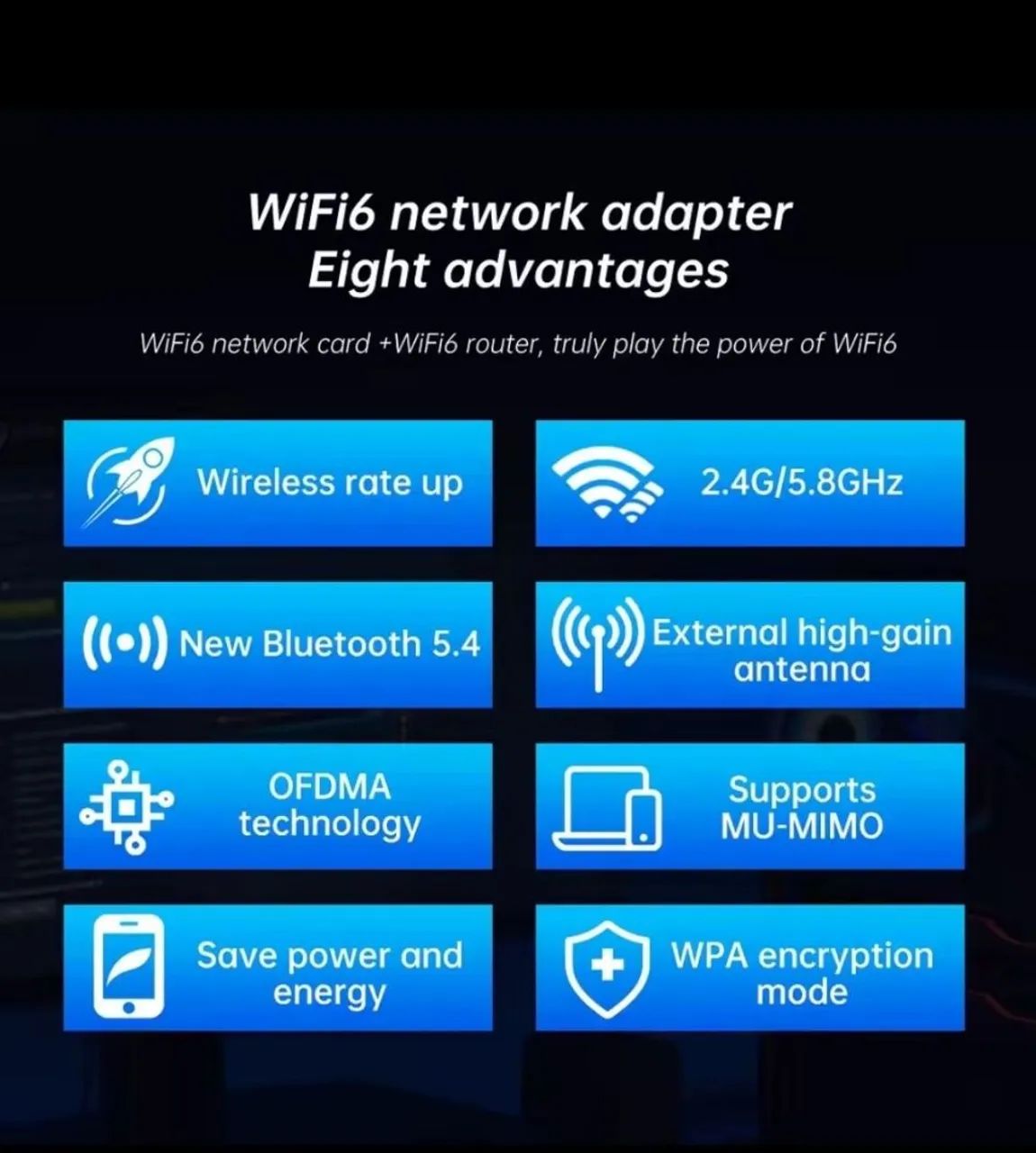 Placa de rede PCie Wi-Fi e Bluetooth  - Foto 4