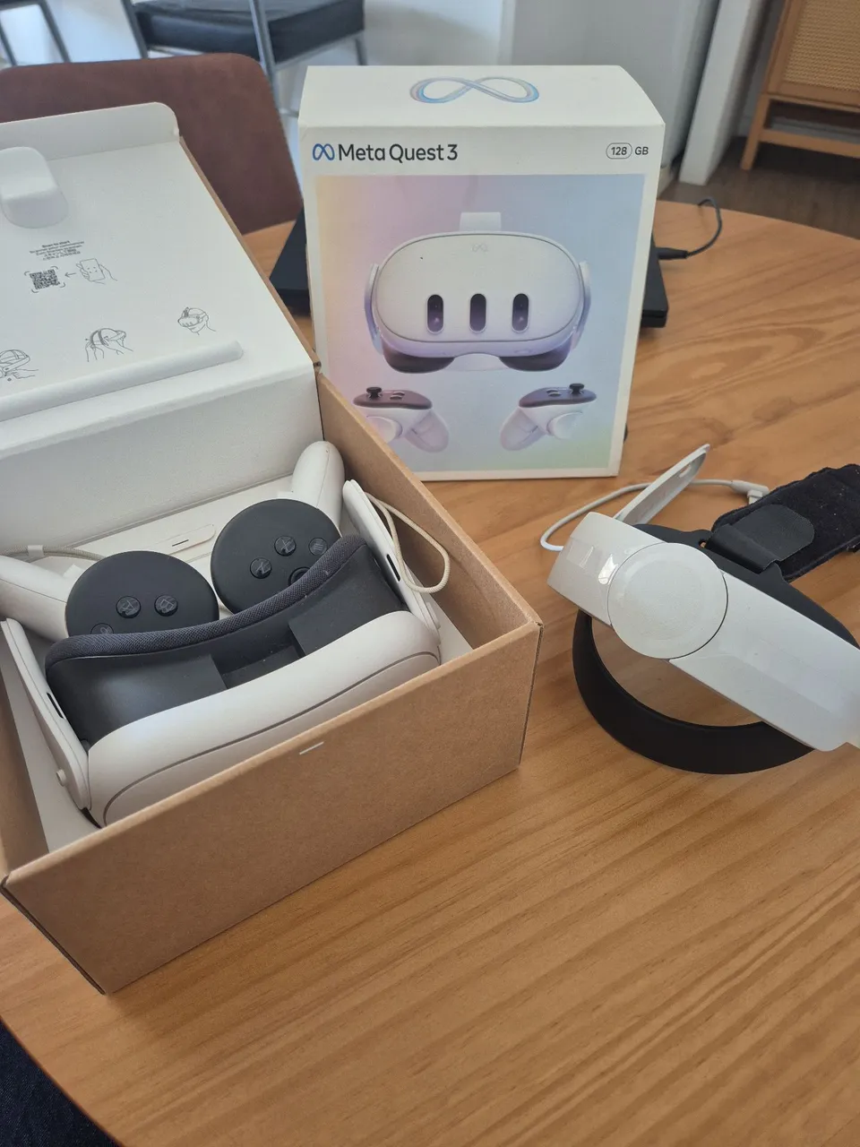 Meta Quest 3S 128 GB + BOBOVR S3 Pro Super Strap + bateria