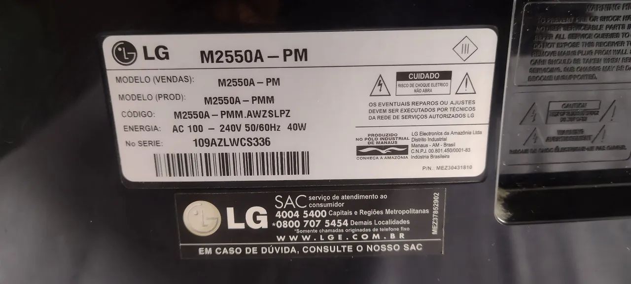 Monitor TV LG 24 Pol LED Full HD  - Foto 2