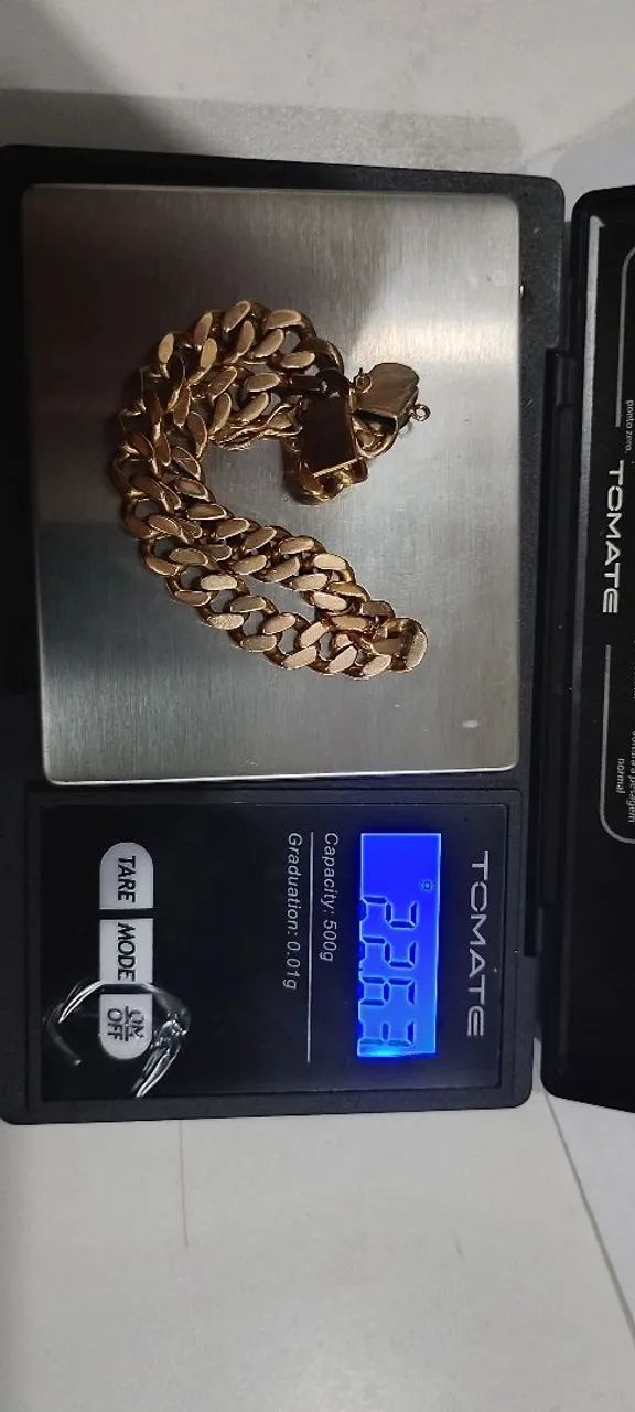 Pulseira maciça em OURO  - Foto 4
