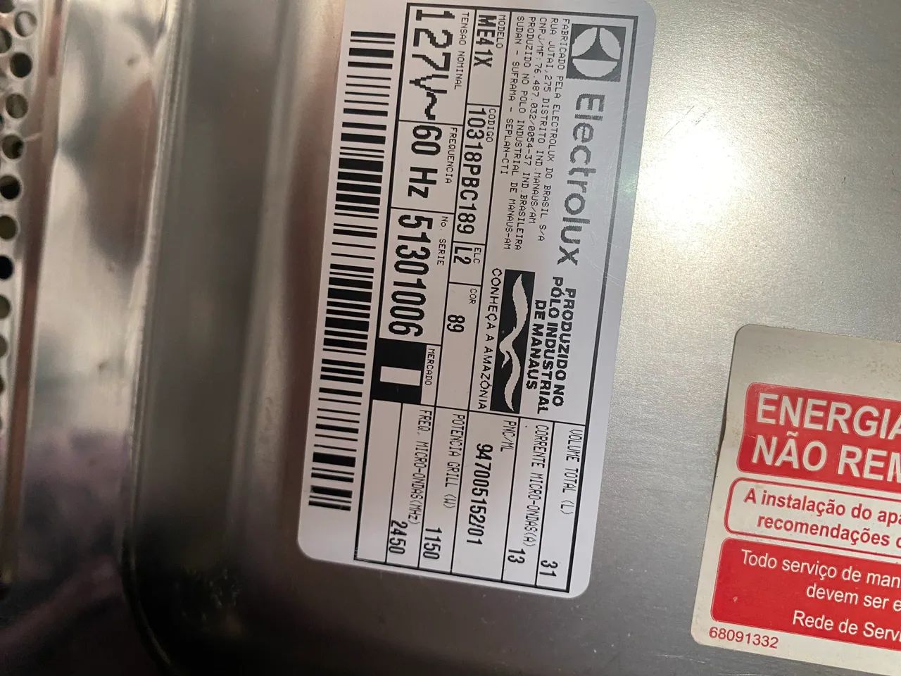 Microondas eletrolux Modelo ME41X - Foto 4