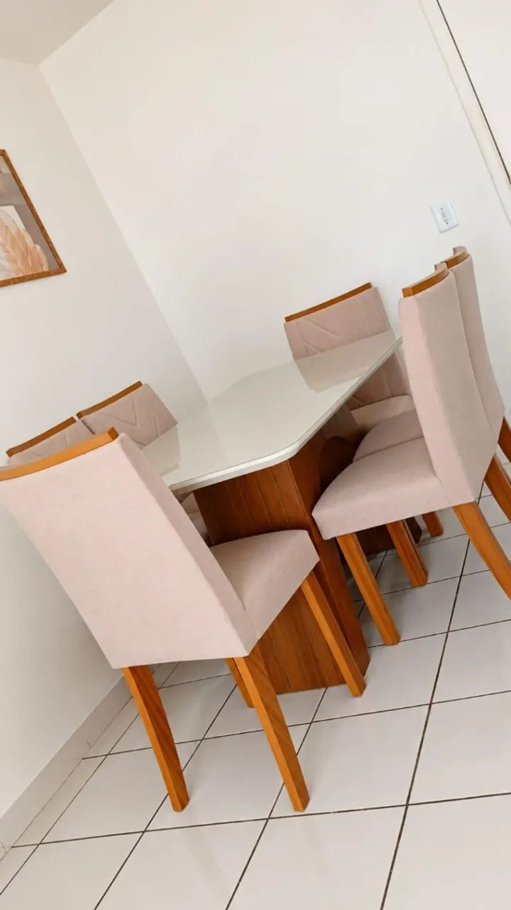 Mesa de jantar 6 cadeiras - Foto 3