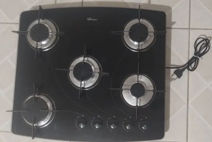 Cooktop - Fogão 5 Bocas Fischer c/ registro e mangueira 1MT - Foto 3