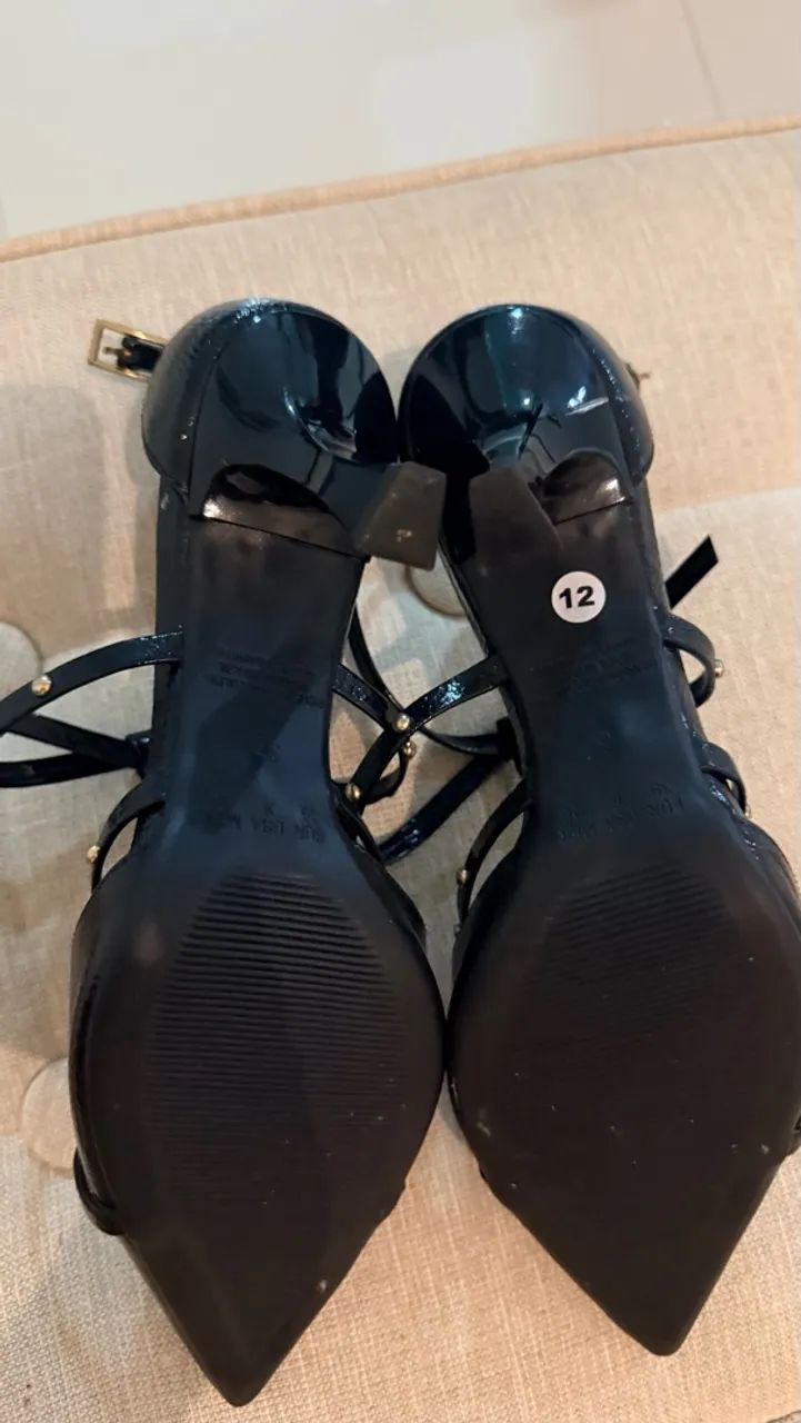 Scarpin preto verniz Constance  - Foto 4
