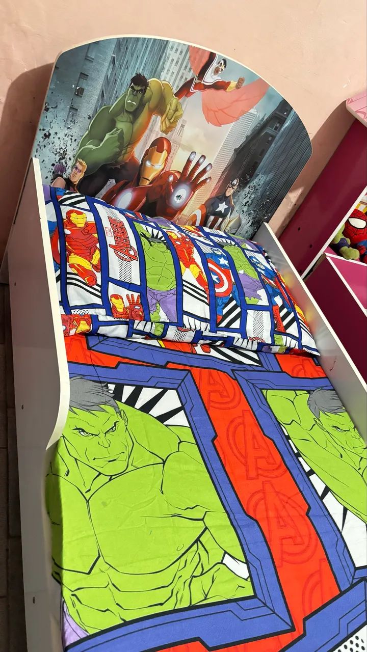 Cama Infantil Vingadores + colchão  - Foto 5