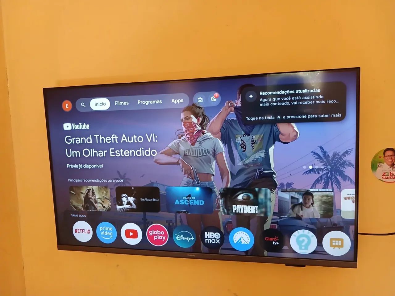 Smart TV Philips 43 polegadas
