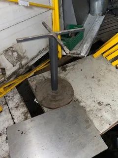 armação - pés de ferro - pesado - para mesa  - Foto 3
