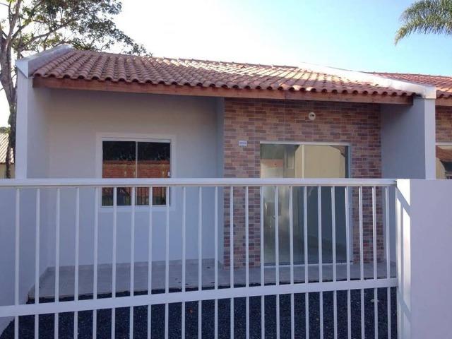 Casa nova c/ 2 quartos, próx. a Ponte Pênsil de Barra Velha, fácil entrada e financiamento
