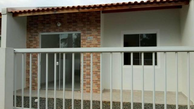 Casa nova c/ 2 quartos, próx. a Ponte Pênsil de Barra Velha, fácil entrada e financiamento - Foto 2