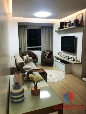 Apartamento para venda em vitória, jardim camburi, 2 dormitórios, 1 banheiro, 1 vaga - Foto 3