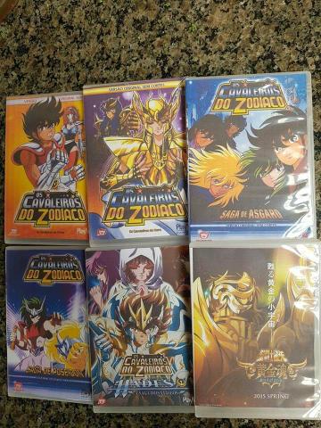 Dvds os cavaleiros do zodíaco
