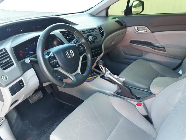 Honda Civic LXS 1.8 flex, automático, Branco, super novo - Foto 9