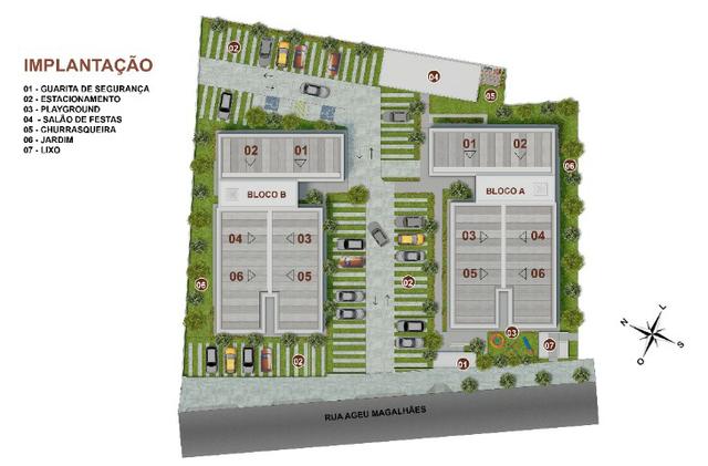 CB Apartamento 2 quartos em Paulista, Residencial Engenho Paratibe. Use o seu FGTS! - Foto 2