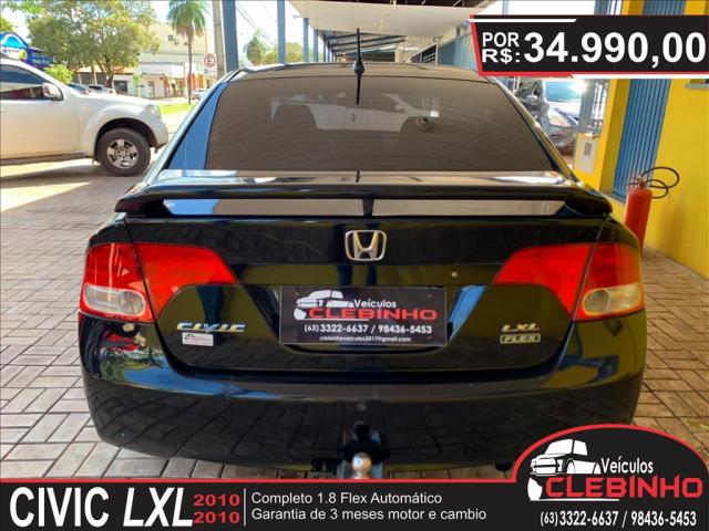 HONDA CIVIC 1.8 LXL 16V FLEX 4P AUTOMÁTICO - Foto 4