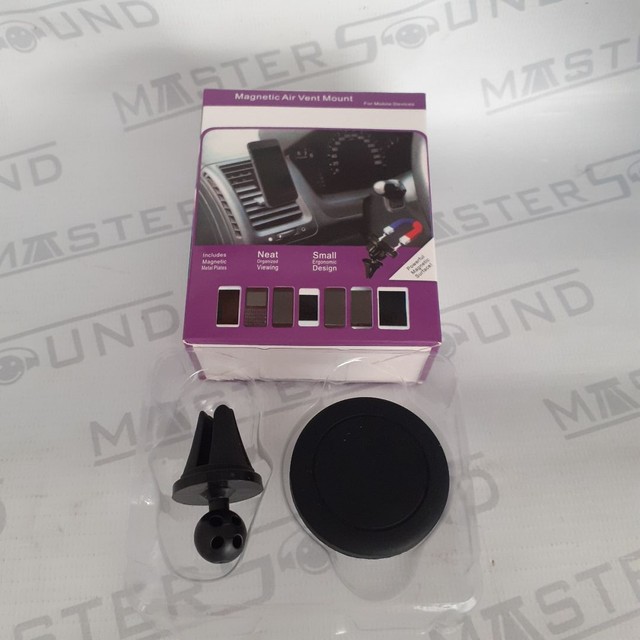 Suporte veicular com imã. Para celular. Fixação: saída do ar condicionado. Novo. - Foto 4