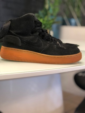 nike air force preto camurça