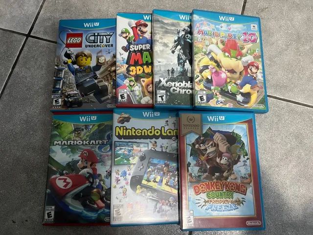 Lote de Jogos Nintendo Wii e Wii U Original - Videogames - Água