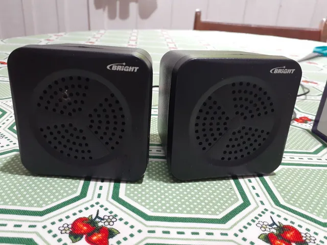 Mini Caixa De Som Multimídia 5w Rms Jogos Musica Pc Celular