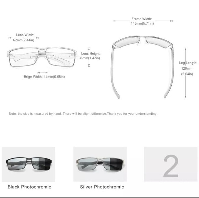 Óculos kingseven monocromático com lente polarizada e proteção uv  - Foto 5