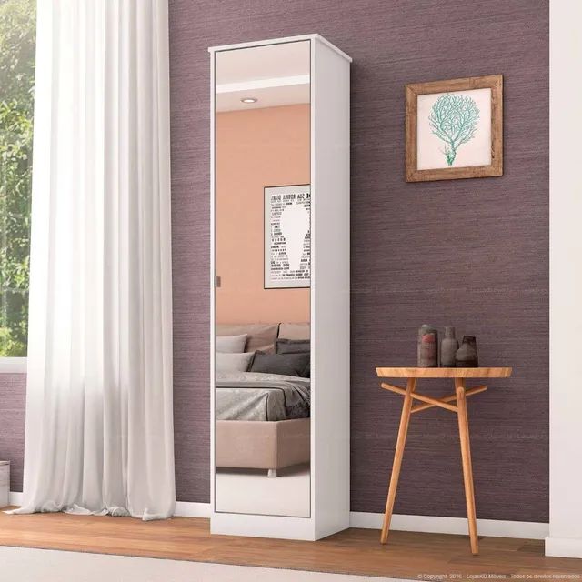 Armário Multiuso 1 Porta com Espelho Reflex ii