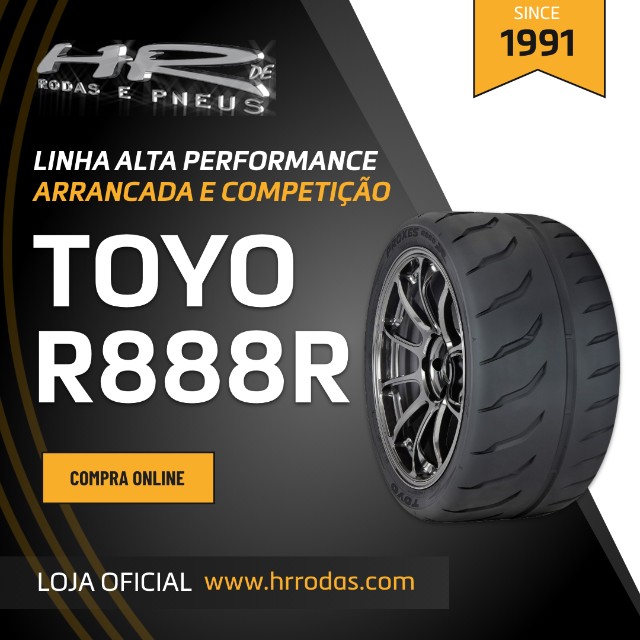 205/50r15 Pneu Toyo R888r p/ Arrancada Track Day Competição Hr Rodas Oficial - Foto 3
