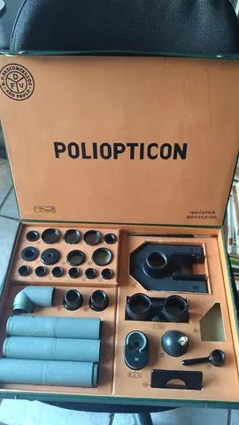 Poliopticon Microscópio Década 70 C/ Manual  