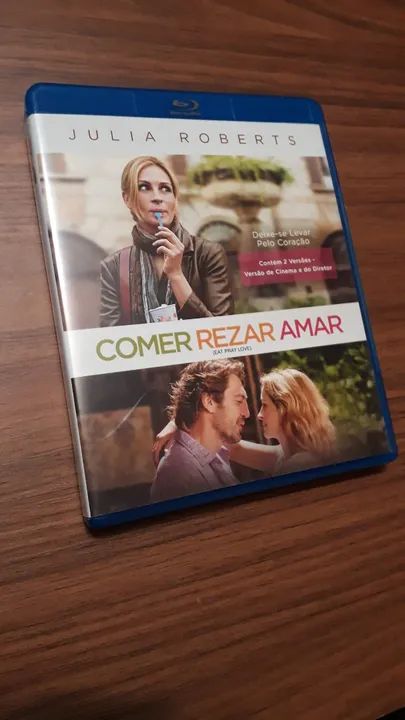 Blu-ray filme Comer Rezar Amar com Julia Roberts