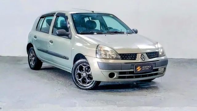 Renault Clio Authentique 1.0 16V (Gasolina) - 2004 - C/ Airbag e ar-condicionado!!!