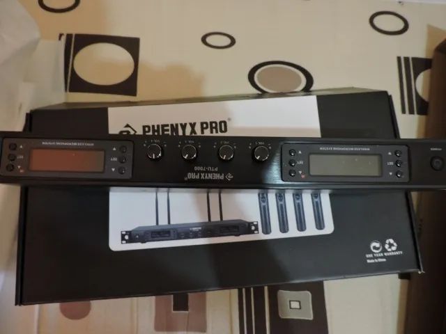 Kit de Microfone sem fio com 4 Microfones completos | Phenyx Pro PTU 7000 - Foto 3