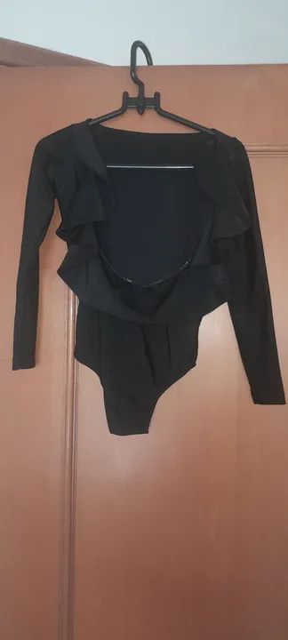 Body Preto Manga Longa - Foto 2