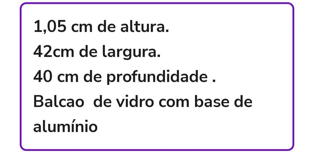 Balcao modulado de vidro com base de aluminio - Foto 6