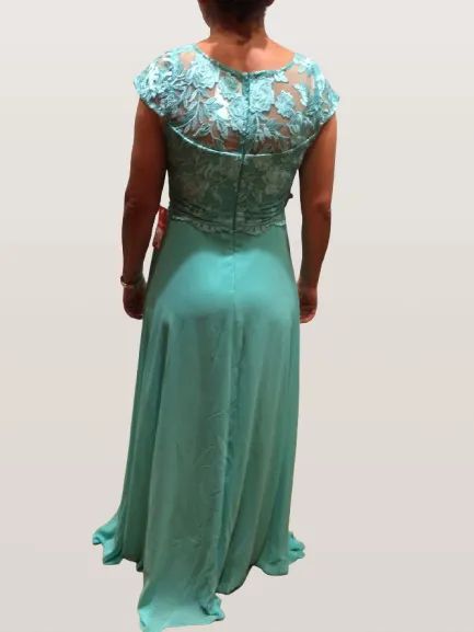 Vestido Longo Verde Água - Foto 2