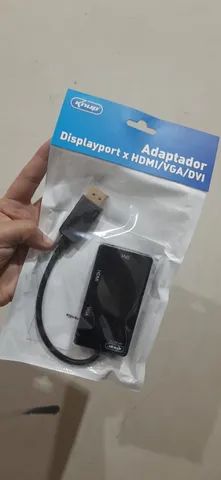Adaptador displayport x hdmi vga dvi