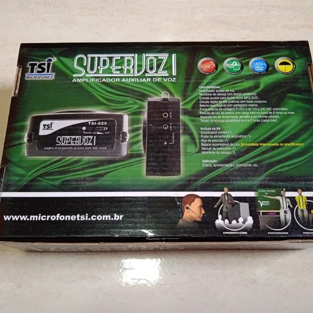 Microfone Amplificador Auxiliar de Voz TSI - Foto 3