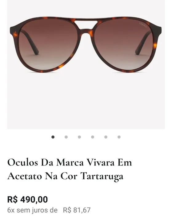 VIVARA Óculos de sol aviador  - Foto 5