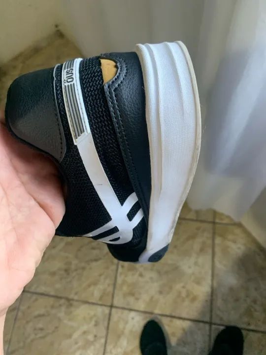 Tênis OUS Imigrante Preto com branco 43 - Foto 2