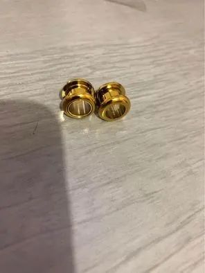 Alargador dourado 8 milímetros - Foto 3
