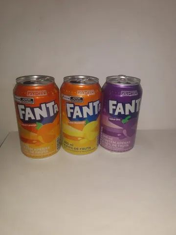 Latinhas: Coleção Pac Man 2024 - Fanta Uva Laranja Maracujá