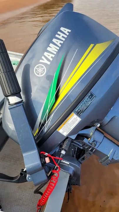 Motor popa yamaha 15h 2023 igual a um novo.  - Foto 10