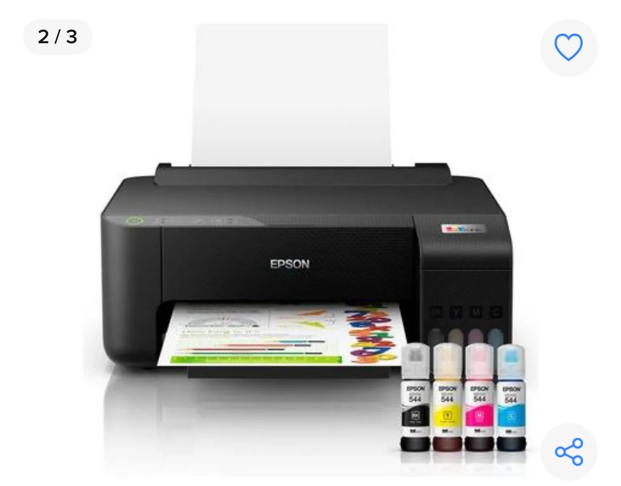 Impressora Epson EcoTank L1250 - Wireless - Nova - Foto 3