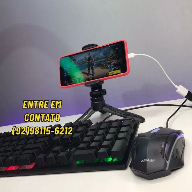 Kit Mobilador Pro Gamer Completo - 5 itens Melhor de Manaus - Entregas 9h as 22h