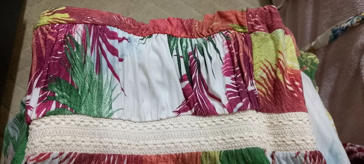 2 vestidos Infantil 8 anos-Floridos!!! - Foto 2