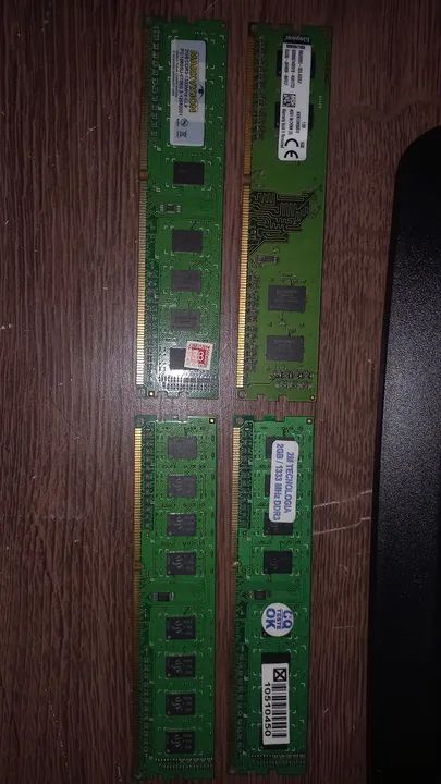 Kit 4 memórias DDR3 2GB
